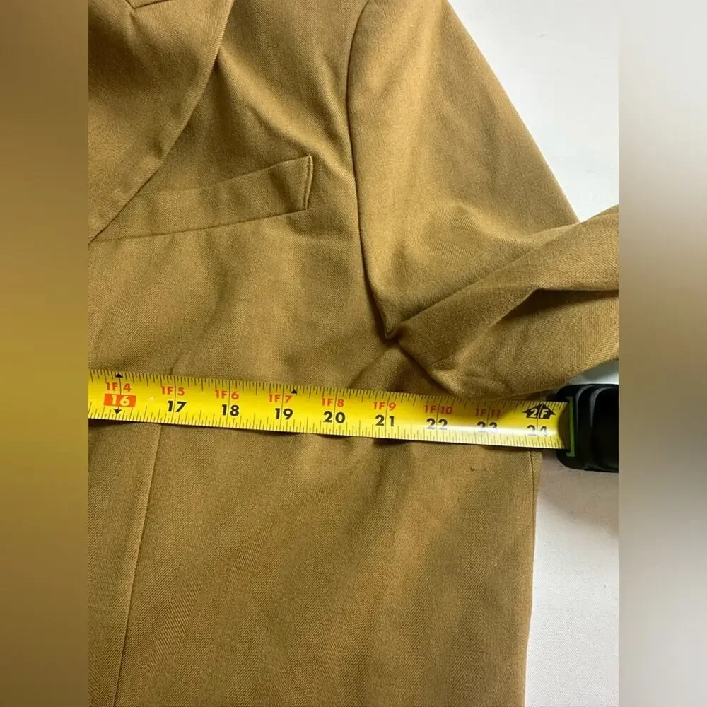 NA-KD Pant Suit Set Women 2XL Tan NWT Oversized Blazer Straight Leg Pants